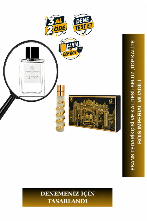 Bois Imperial Muadili Tanışma | Fesleğen - Vetiver - Akigalawood | Karizmatik ve Odunsu Unisex Extrait De Parfum