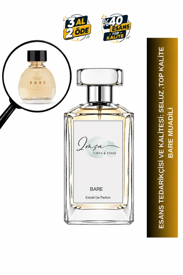 Bare Muadili | Mandalina - Menekşe - Sandal Ağacı | Yumuşak ve Büyüleyici Kadın Extrait De Parfum