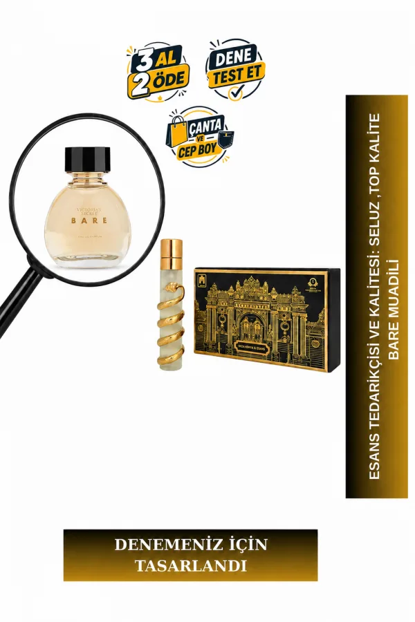 Bare Muadili Tanışma | Mandalina - Menekşe - Sandal Ağacı | Yumuşak ve Büyüleyici Kadın Extrait De Parfum