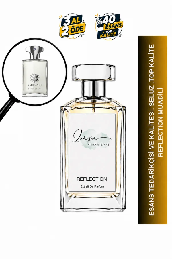 Reflection Muadili | Yasemin – Neroli – Sandal Ağacı – Sedir | Ferah ve Zarif Erkek Extrait De Parfum