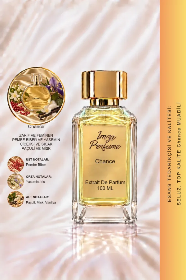 Chance Muadili | Pembe Biber – Yasemin – Paçuli – Vanilya | Baharatlı Kadın Extrait De Parfum