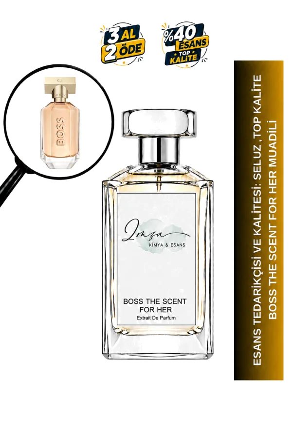 Boss The Scent For Her Muadili | Şeftali – Frezya – Osmanthus – Kakao | Tatlı Kadın Extrait De Parfum