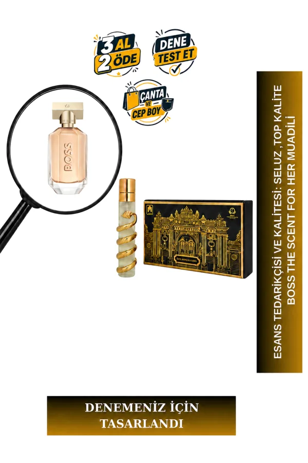 Boss The Scent For Her Muadili Tanışma | Şeftali – Frezya – Osmanthus – Kakao | Tatlı Kadın Extrait De Parfum