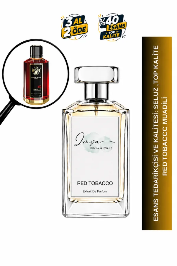 Red Tobacco Muadili | Tütün – Tarçın – Oud – Vanilya | Baharatlı Sıcak Unisex Extrait De Parfum