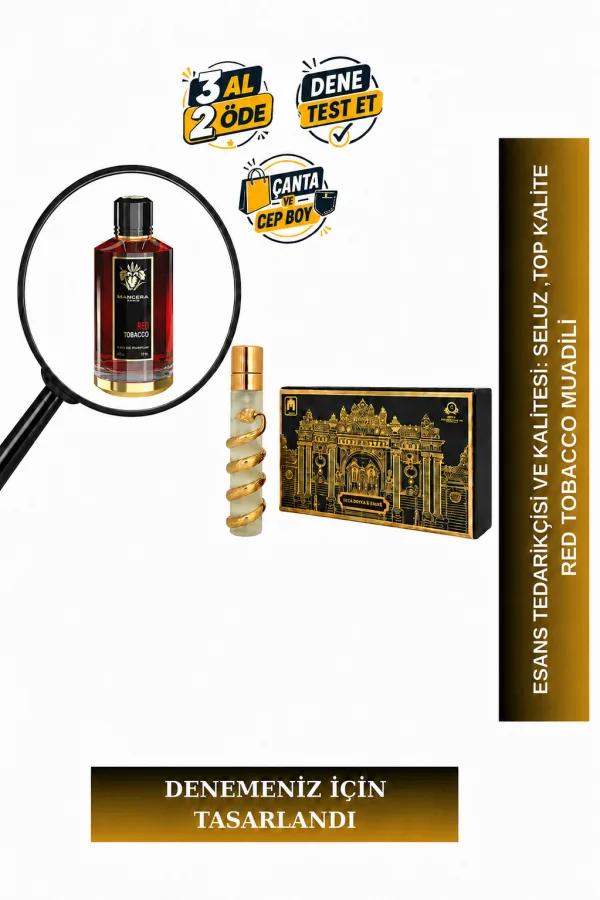 Red Tobacco Muadili Tanışma | Tütün – Tarçın – Oud – Vanilya | Baharatlı Sıcak Unisex Extrait De Parfum