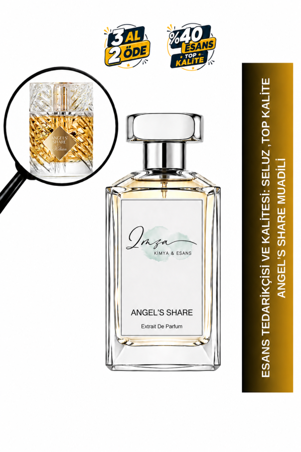 Angel’s Share Muadili | Konyak – Tarçın – Tonka Fasulyesi – Meşe | Sıcak Gurme Unisex Extrait De Parfum