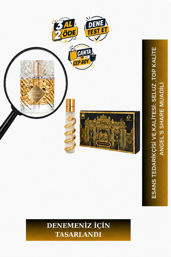 Angel’s Share Muadili Tanışma | Konyak – Tarçın – Tonka Fasulyesi – Meşe | Sıcak Gurme Unisex Extrait De Parfum