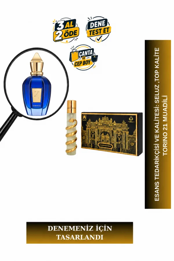 Torino 21 Muadili Tanışma | Nane – Limon – Fesleğen – Misk | Aromatik Yeşil Unisex Extrait De Parfum