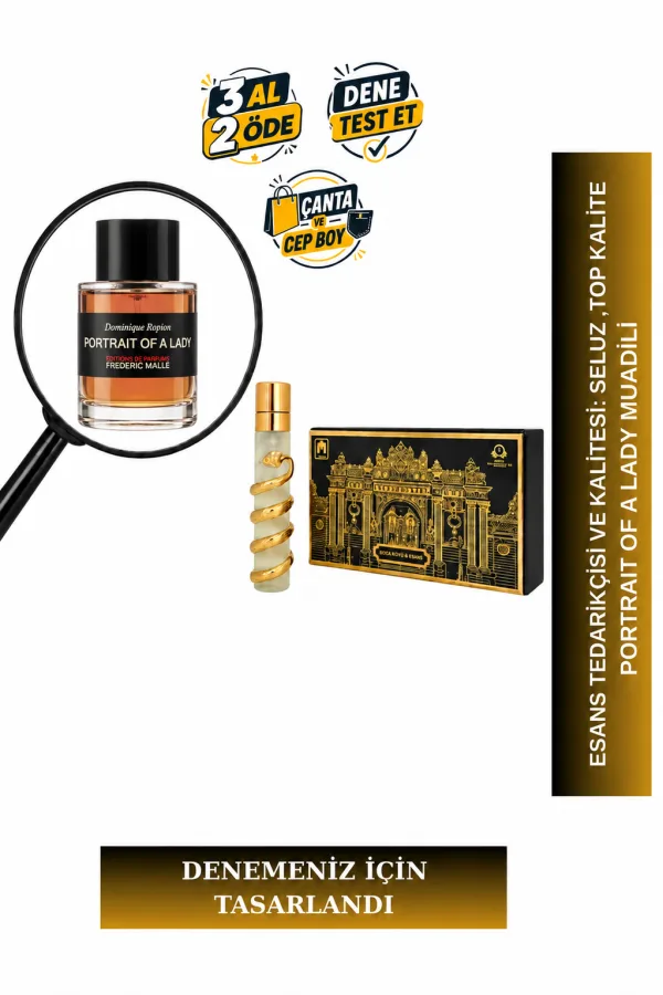 Portrait of a Lady Muadili Tanışma | Türk Gülü – Paçuli – Tütsü – Sandal Ağacı | Çiçeksi Şipre Kadın Extrait De Parfum